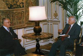Massimo Annesi, presidente dell'Associazione per lo sviluppo dell'industria nel Mezzogiorno, con Antonino Novacco e Salvatore Cafiero, rispettivamente vicepresidente e direttore della SVIMEZ