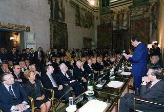 Roma, Palazzo Madama: intervento del Presidente della Repubblica al Senato della Repubblica per la commemorazione del sen. Giovanni Spadolini