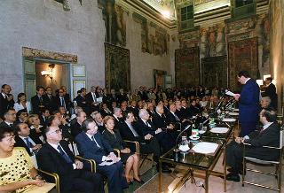 Roma, Palazzo Madama: intervento del Presidente della Repubblica al Senato della Repubblica per la commemorazione del sen. Giovanni Spadolini