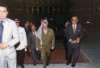 Incontro con il Presidente dell'Autorità Nazionale Palestinese Yasser Arafat