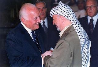 Incontro con il Presidente dell'Autorità Nazionale Palestinese Yasser Arafat