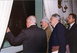 Incontro con il Presidente dell'Autorità Nazionale Palestinese Yasser Arafat