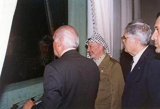 Incontro con il Presidente dell'Autorità Nazionale Palestinese Yasser Arafat