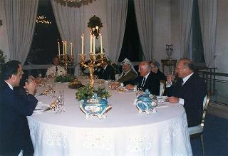 Incontro con il Presidente dell'Autorità Nazionale Palestinese Yasser Arafat