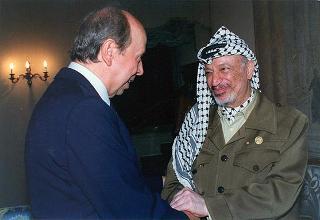 Incontro con il Presidente dell'Autorità Nazionale Palestinese Yasser Arafat