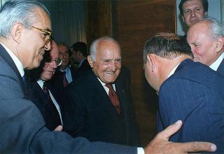 Roma, Università degli studi "La Sapienza": intervento del Presidente della Repubblica, con il Presidente della Repubblica di Ungheria, all'inaugurazione del IV Congresso internazionale di studi ungheresi sul tema "La civiltà ungherese e il Cristianesimo"