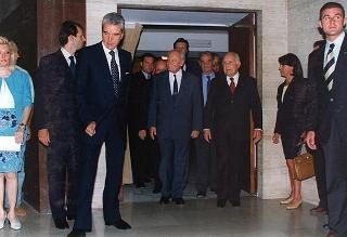 Roma, Università degli studi "La Sapienza": intervento del Presidente della Repubblica, con il Presidente della Repubblica di Ungheria, all'inaugurazione del IV Congresso internazionale di studi ungheresi sul tema "La civiltà ungherese e il Cristianesimo"