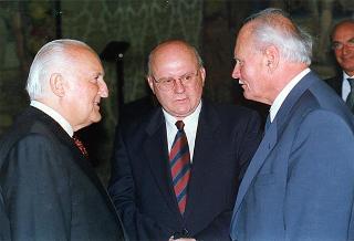 Incontro e colazione in onore del Presidente della Repubblica di Ungheria Arpad Goencz