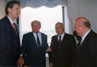 Incontro e colazione in onore del Presidente della Repubblica di Ungheria Arpad Goencz