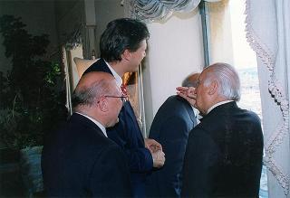 Incontro e colazione in onore del Presidente della Repubblica di Ungheria Arpad Goencz
