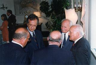 Incontro e colazione in onore del Presidente della Repubblica di Ungheria Arpad Goencz