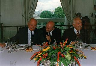 Incontro e colazione in onore del Presidente della Repubblica di Ungheria Arpad Goencz
