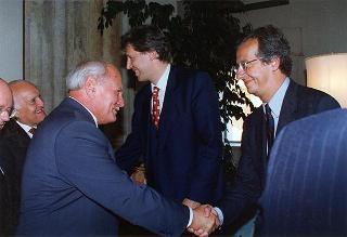 Incontro e colazione in onore del Presidente della Repubblica di Ungheria Arpad Goencz