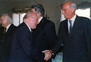 Incontro e colazione in onore del Presidente della Repubblica di Ungheria Arpad Goencz