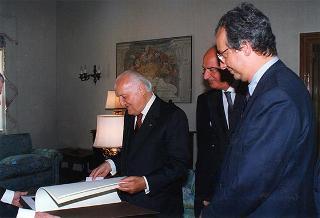 Incontro e colazione in onore del Presidente della Repubblica di Ungheria Arpad Goencz