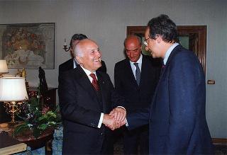 Incontro e colazione in onore del Presidente della Repubblica di Ungheria Arpad Goencz