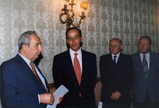 Delegazione di iscritti all'Università della terza età del Centro culturale Don Bernini di Borgomanero (NO) (in rappresentanza del Presidente della Repubblica è intervenuto l'on. Michele Zolla)