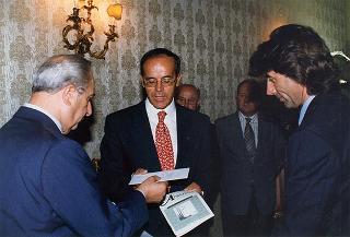 Delegazione di iscritti all'Università della terza età del Centro culturale Don Bernini di Borgomanero (NO) (in rappresentanza del Presidente della Repubblica è intervenuto l'on. Michele Zolla)