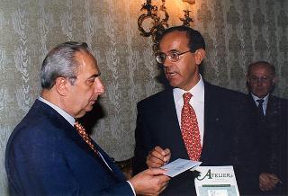 Delegazione di iscritti all'Università della terza età del Centro culturale Don Bernini di Borgomanero (NO) (in rappresentanza del Presidente della Repubblica è intervenuto l'on. Michele Zolla)
