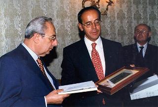 Delegazione di iscritti all'Università della terza età del Centro culturale Don Bernini di Borgomanero (NO) (in rappresentanza del Presidente della Repubblica è intervenuto l'on. Michele Zolla)