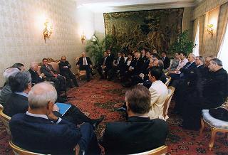 Franceschino Delussu, presidente dell'Associazione sarda socio-culturale "A. Segni" di Jerzu (Nuoro), con una delegazione di partecipanti al Convegno "Olgiastra: dalla microstoria alla storia della Sardegna"