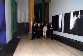 Roma, Palazzo delle Esposizioni: intervento all'inaugurazione della Mostra "Ultime generazioni"