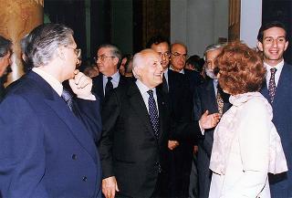 Roma, Palazzo delle Esposizioni: intervento all'inaugurazione della Mostra "Ultime generazioni"