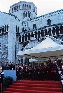 Trento: intervento del Presidente della Repubblica al Raduno nazionale dell'Associazione nazionale combattenti e reduci