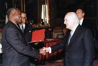 Vincent Kirabokyamaria, nuovo ambasciatore della Repubblica dell'Uganda: presentazione lettere credenziali