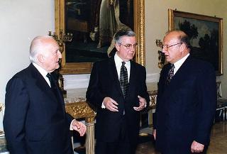 Napoli, Reggia di Capodimonte: pranzo in onore del Presidente della Repubblica Francese Jacques Chirac