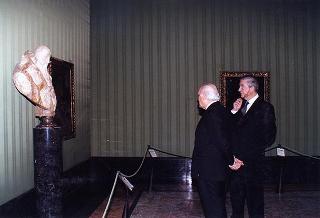 Napoli, Reggia di Capodimonte: pranzo in onore del Presidente della Repubblica Francese Jacques Chirac