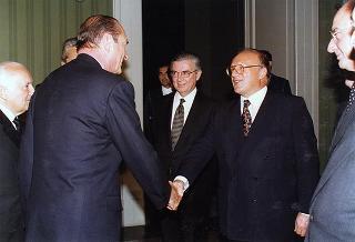 Napoli, Reggia di Capodimonte: pranzo in onore del Presidente della Repubblica Francese Jacques Chirac