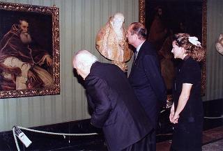 Napoli, Reggia di Capodimonte: pranzo in onore del Presidente della Repubblica Francese Jacques Chirac
