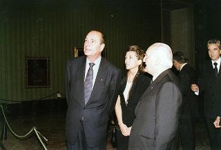 Napoli, Reggia di Capodimonte: pranzo in onore del Presidente della Repubblica Francese Jacques Chirac