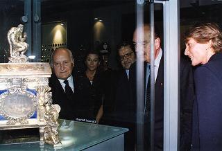 Napoli, Reggia di Capodimonte: pranzo in onore del Presidente della Repubblica Francese Jacques Chirac