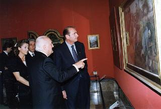 Napoli, Reggia di Capodimonte: pranzo in onore del Presidente della Repubblica Francese Jacques Chirac
