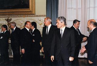 Napoli, Reggia di Capodimonte: pranzo in onore del Presidente della Repubblica Francese Jacques Chirac