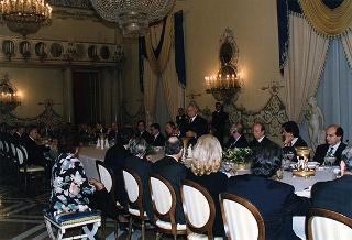 Napoli, Reggia di Capodimonte: pranzo in onore del Presidente della Repubblica Francese Jacques Chirac
