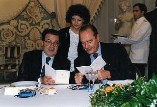 Napoli, Reggia di Capodimonte: pranzo in onore del Presidente della Repubblica Francese Jacques Chirac
