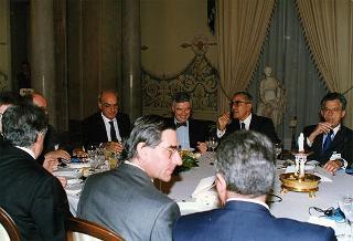 Napoli, Reggia di Capodimonte: pranzo in onore del Presidente della Repubblica Francese Jacques Chirac