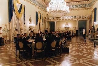 Napoli, Reggia di Capodimonte: pranzo in onore del Presidente della Repubblica Francese Jacques Chirac