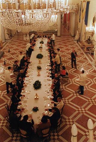Napoli, Reggia di Capodimonte: pranzo in onore del Presidente della Repubblica Francese Jacques Chirac