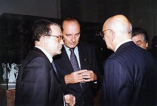 Napoli, Reggia di Capodimonte: pranzo in onore del Presidente della Repubblica Francese Jacques Chirac