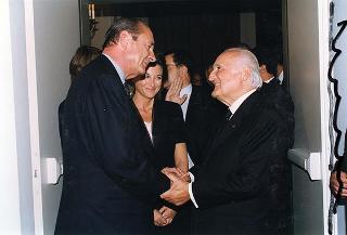 Napoli, Reggia di Capodimonte: pranzo in onore del Presidente della Repubblica Francese Jacques Chirac