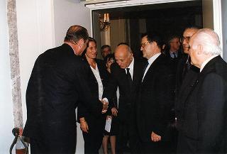 Napoli, Reggia di Capodimonte: pranzo in onore del Presidente della Repubblica Francese Jacques Chirac