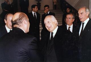Napoli, Reggia di Capodimonte: pranzo in onore del Presidente della Repubblica Francese Jacques Chirac