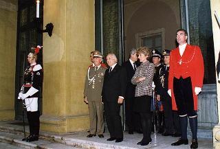 Visita di Stato in Italia del Presidente della Repubblica di Turchia e della signora Demirel