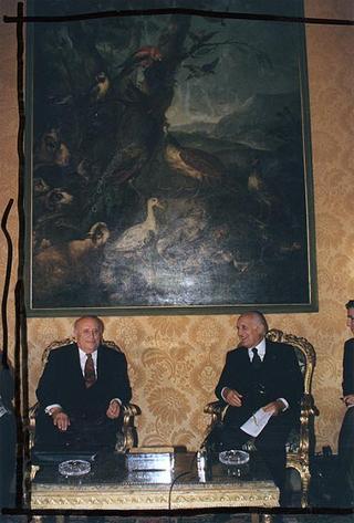 Visita di Stato in Italia del Presidente della Repubblica di Turchia e della signora Demirel