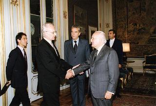 Edmund Stoiber, presidente del Senato della Repubblica Federale di Germania