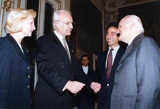 Edmund Stoiber, presidente del Senato della Repubblica Federale di Germania